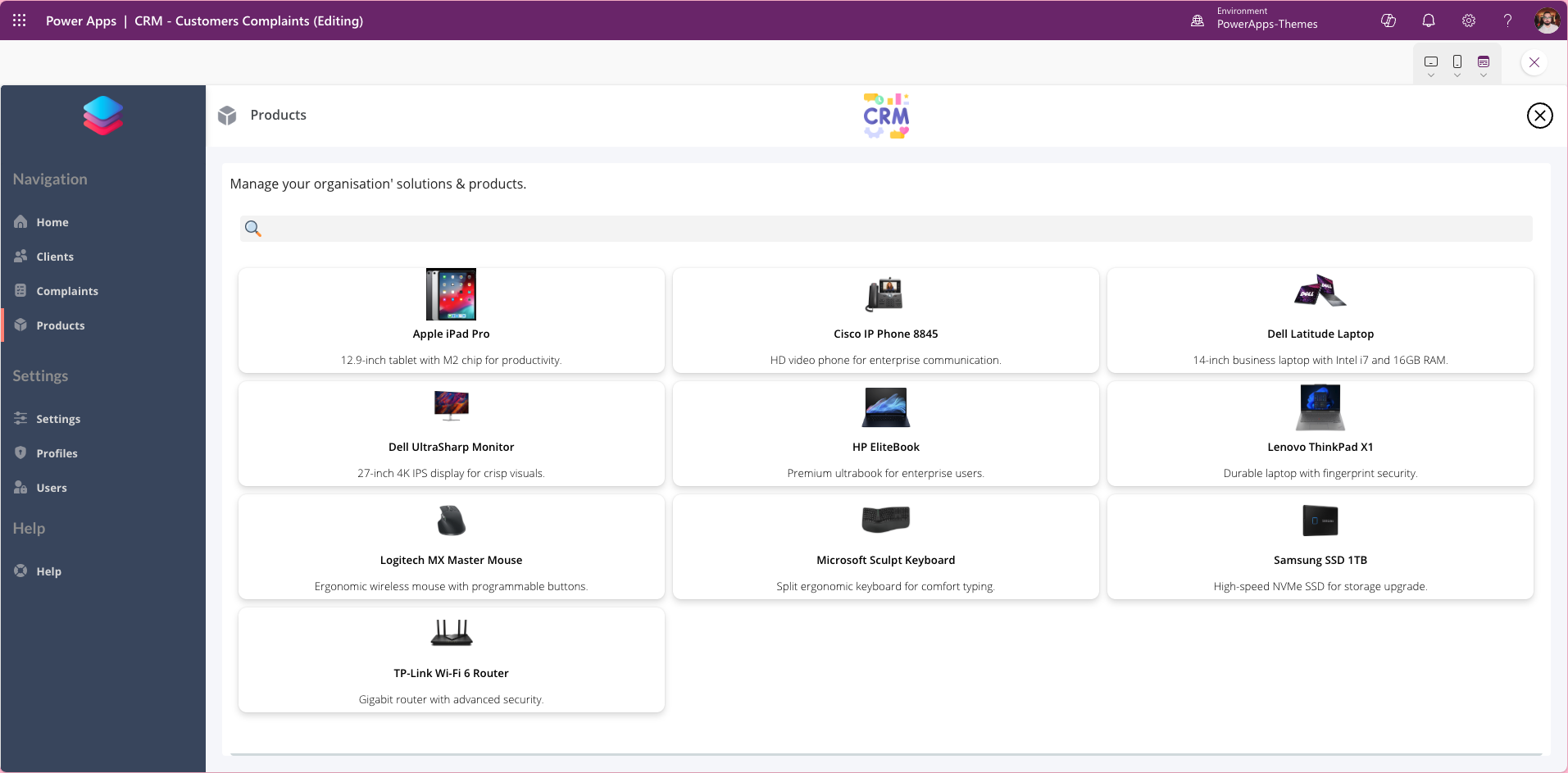 Download the Customer Complaints CRM Power Apps Template