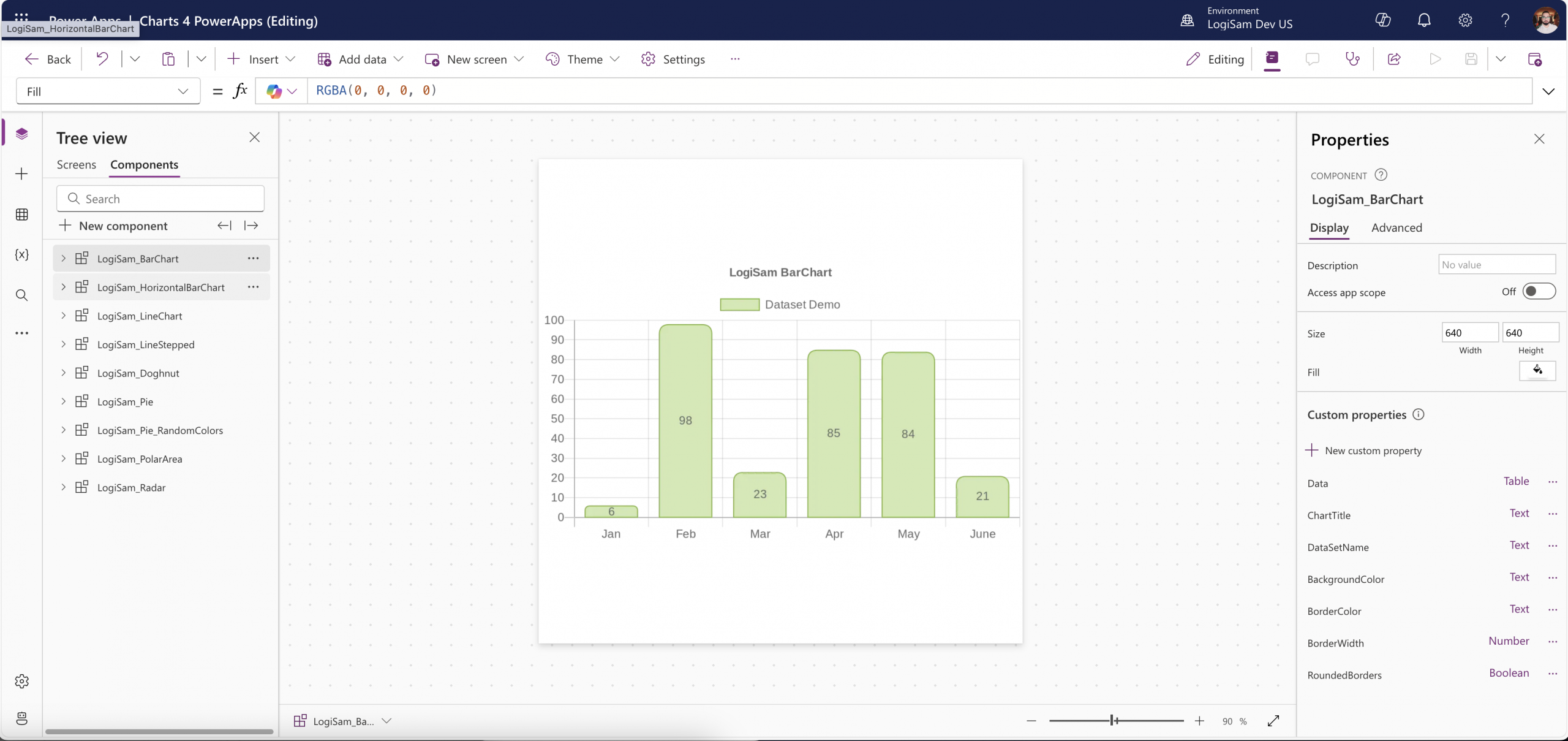 Download Charts 4 PowerApps