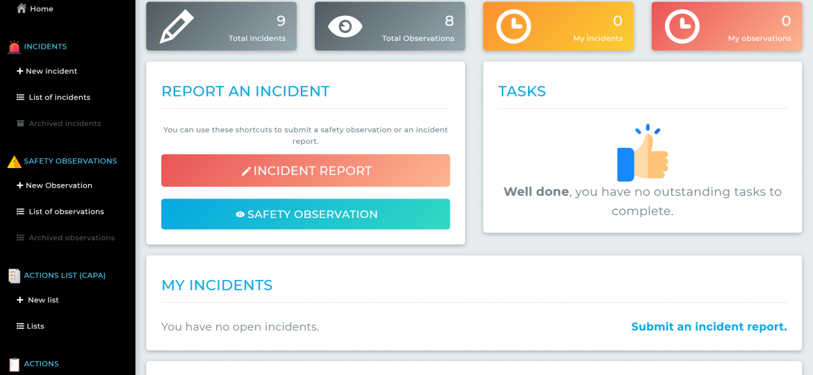SafetyX – Safety & Incidents Management Solution