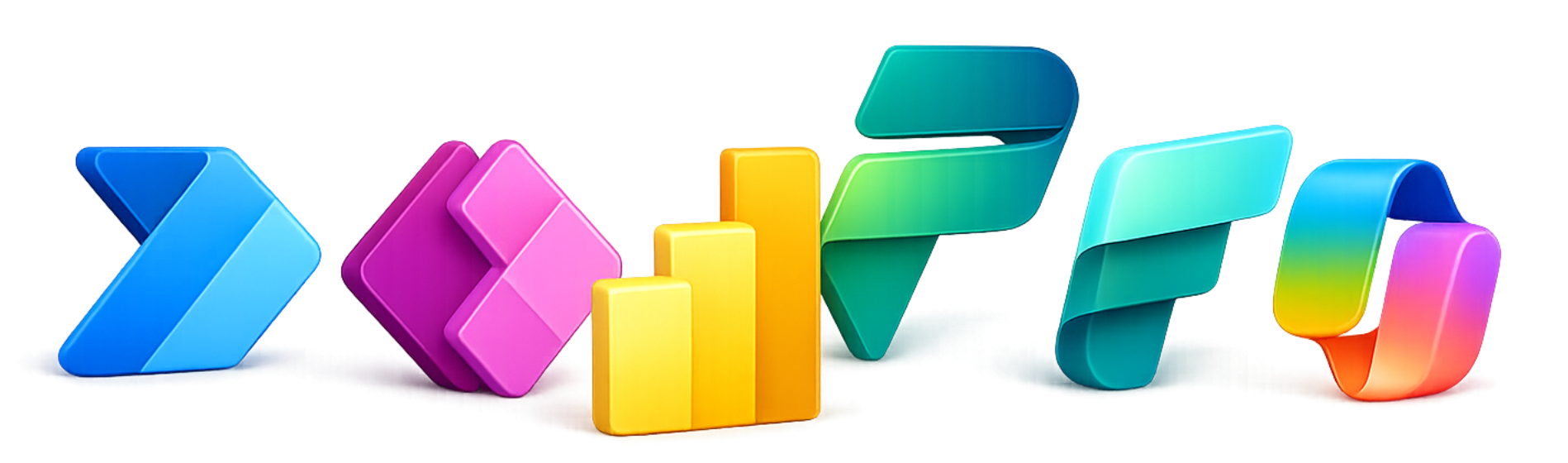 Logisam Microsoft Power Platform components including Power Apps, Power Automate, Power BI, Power Pages, Copilot Studio, and Dataverse
