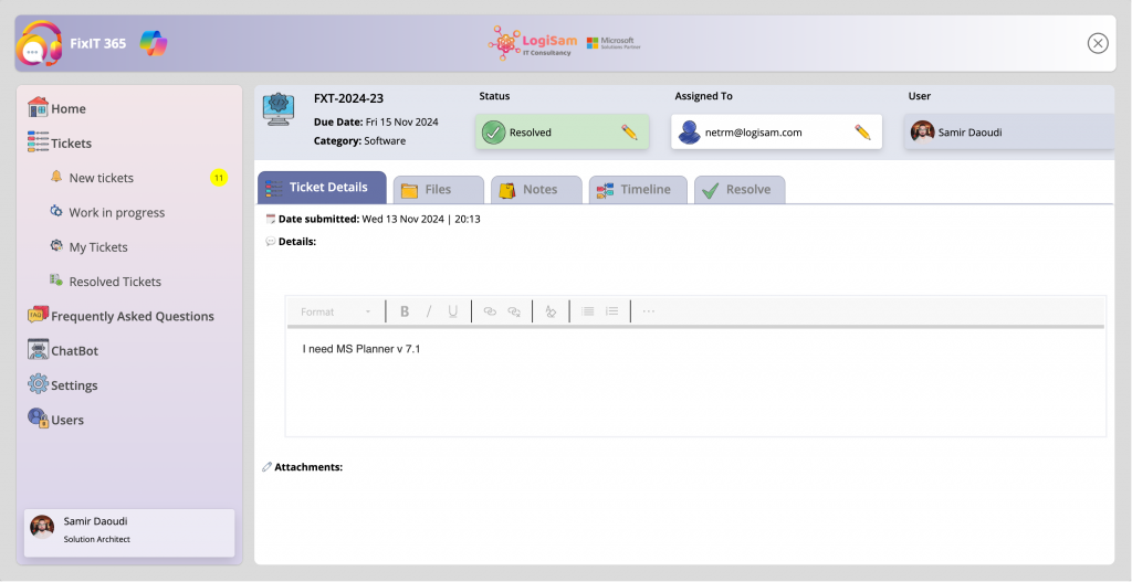 Fixit 365 Expert Logisam