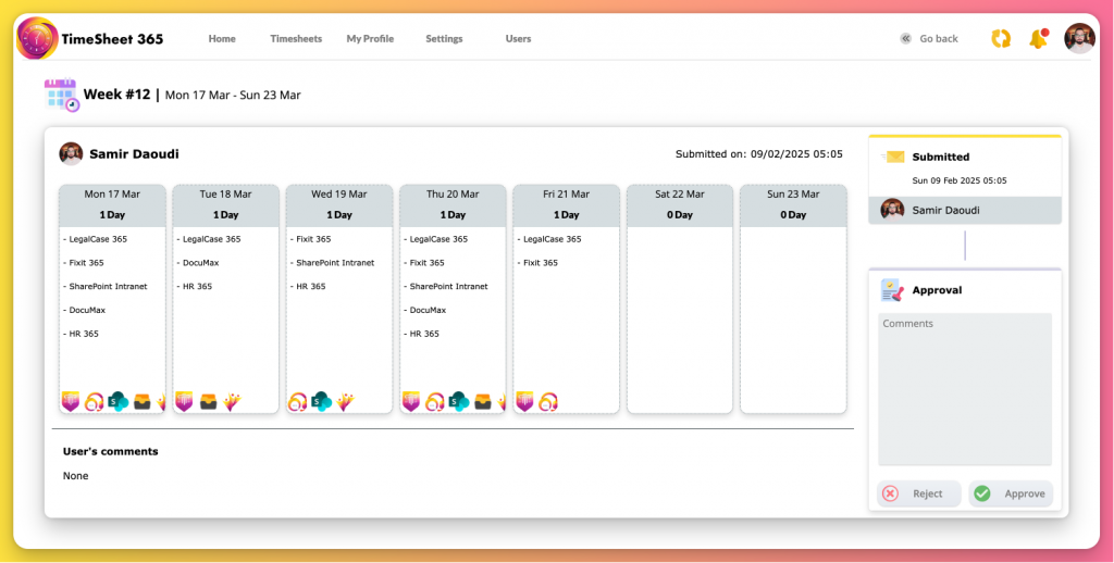 Timesheet365 expert in UK