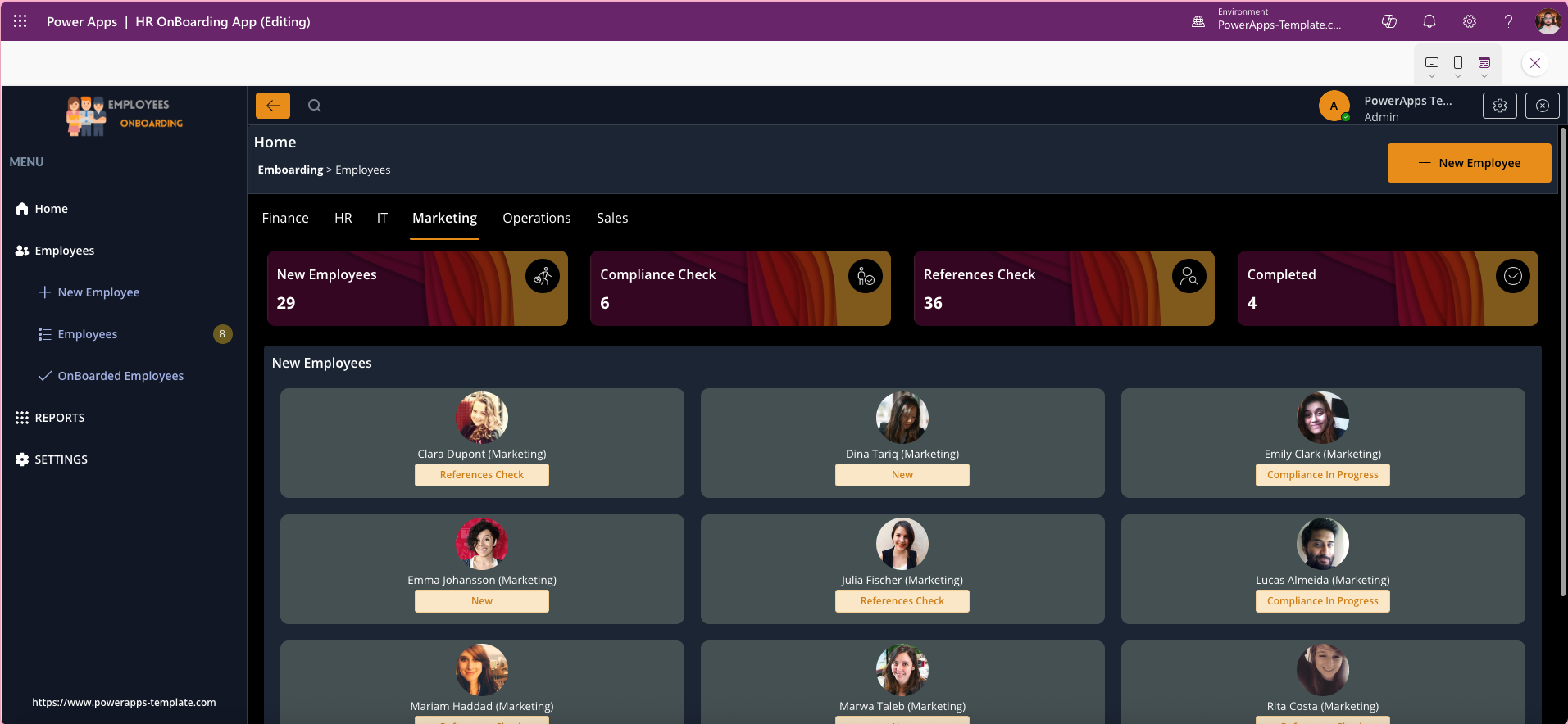 Employees Onboarding Template for Power Apps – Simplify HR Processes